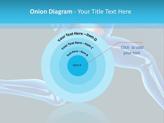 A Skeleton Running With A Red Ball In His Chest PowerPoint Template