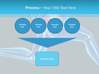 A Skeleton Running With A Red Ball In His Chest PowerPoint Template