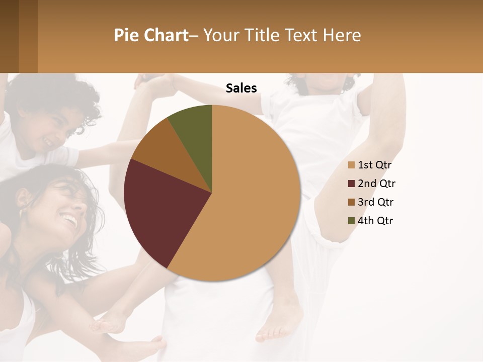 A Group Of People With Arms In The Air PowerPoint Template