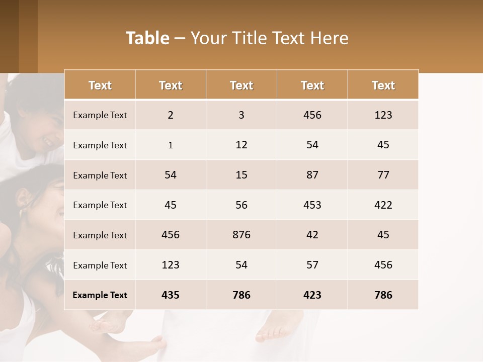 A Group Of People With Arms In The Air PowerPoint Template