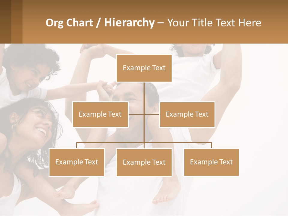 A Group Of People With Arms In The Air PowerPoint Template