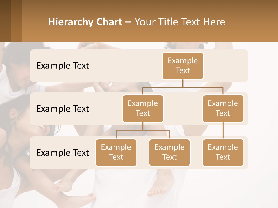 A Group Of People With Arms In The Air PowerPoint Template