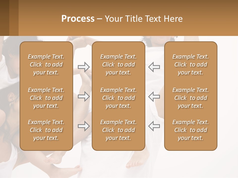 A Group Of People With Arms In The Air PowerPoint Template