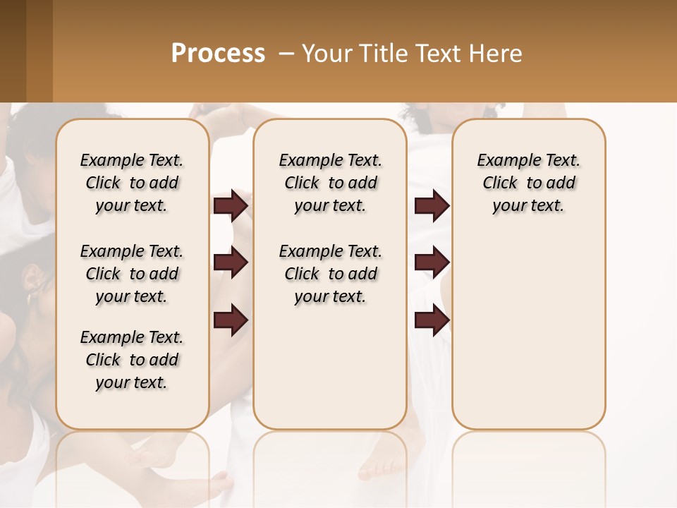 A Group Of People With Arms In The Air PowerPoint Template