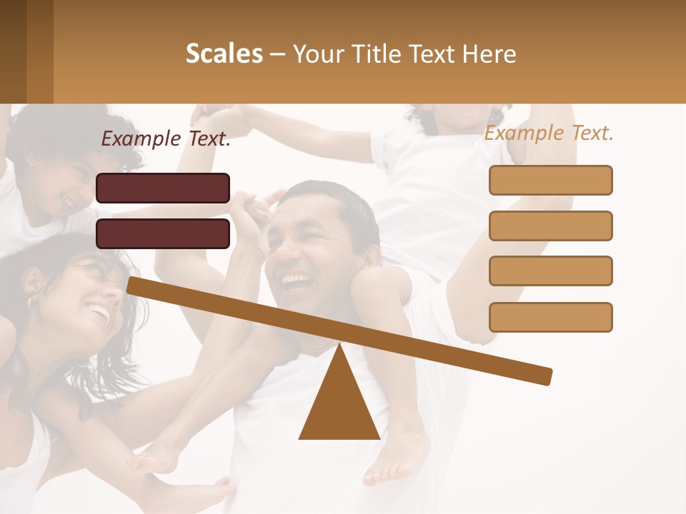 A Group Of People With Arms In The Air PowerPoint Template