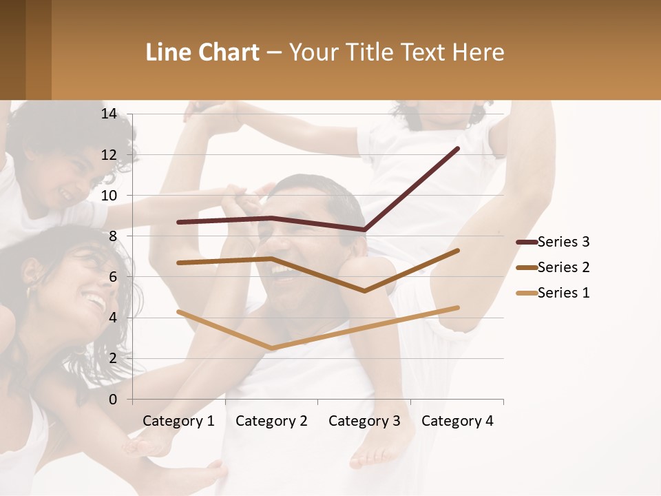 A Group Of People With Arms In The Air PowerPoint Template