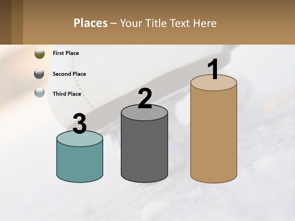 A Person Riding A Skateboard On A Snowy Surface PowerPoint Template