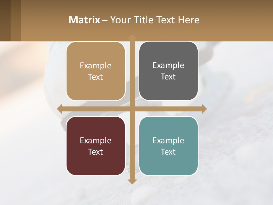 A Person Riding A Skateboard On A Snowy Surface PowerPoint Template