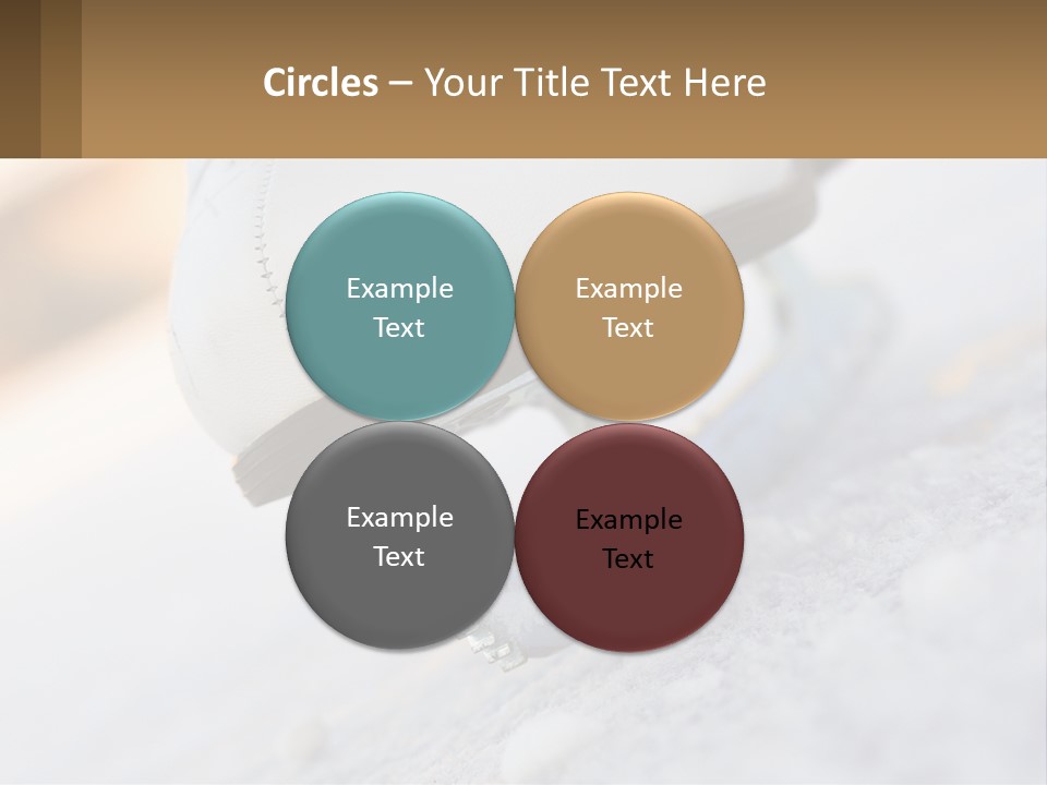 A Person Riding A Skateboard On A Snowy Surface PowerPoint Template