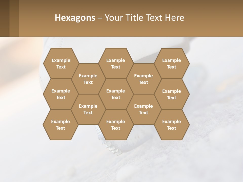 A Person Riding A Skateboard On A Snowy Surface PowerPoint Template