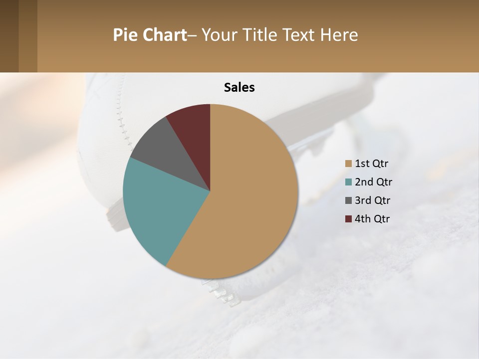 A Person Riding A Skateboard On A Snowy Surface PowerPoint Template