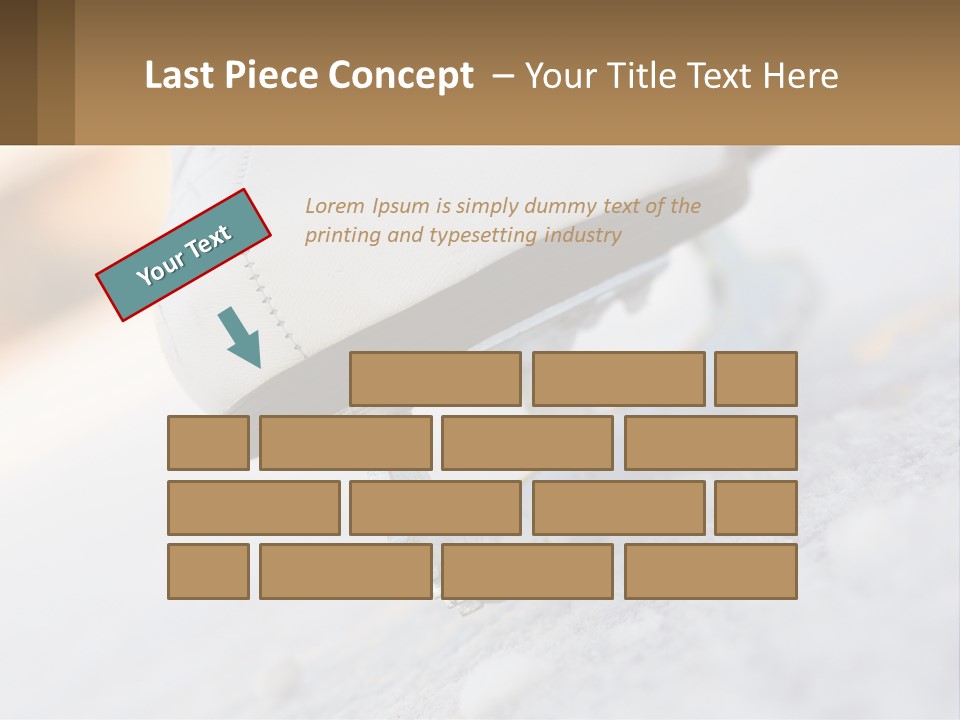 A Person Riding A Skateboard On A Snowy Surface PowerPoint Template