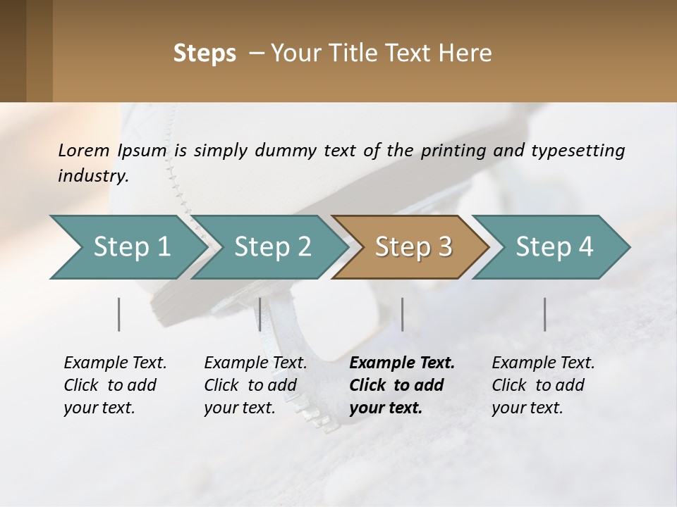 A Person Riding A Skateboard On A Snowy Surface PowerPoint Template