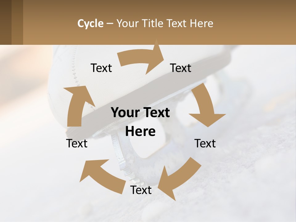 A Person Riding A Skateboard On A Snowy Surface PowerPoint Template