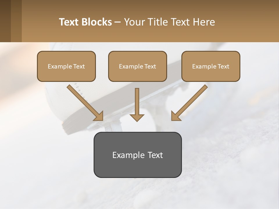 A Person Riding A Skateboard On A Snowy Surface PowerPoint Template