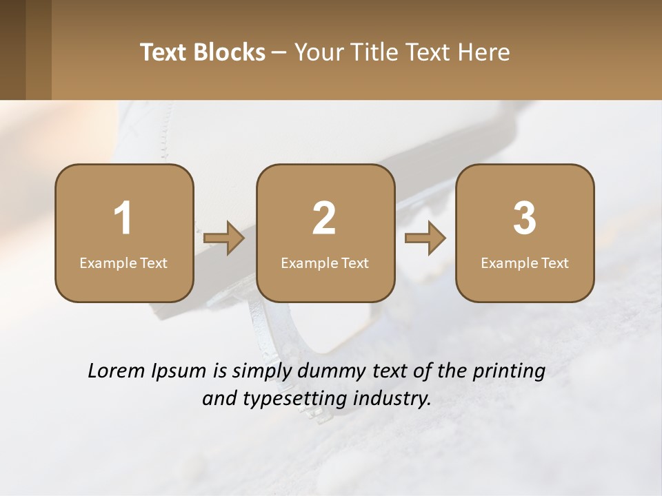 A Person Riding A Skateboard On A Snowy Surface PowerPoint Template