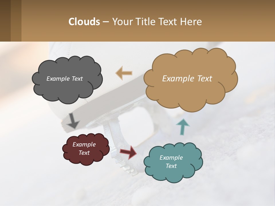 A Person Riding A Skateboard On A Snowy Surface PowerPoint Template