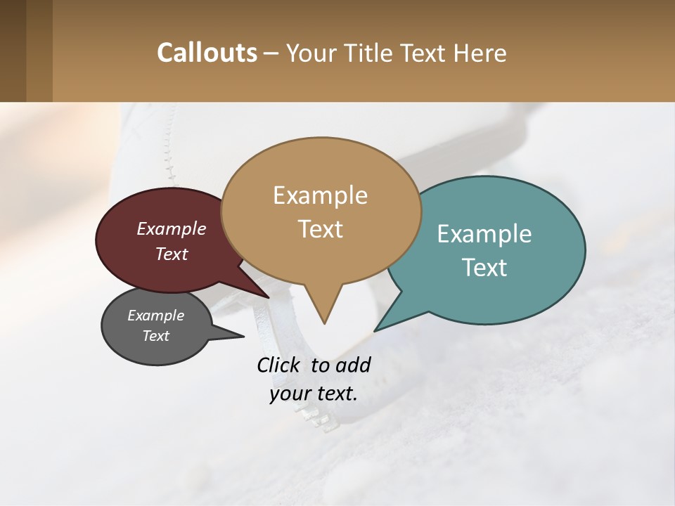 A Person Riding A Skateboard On A Snowy Surface PowerPoint Template