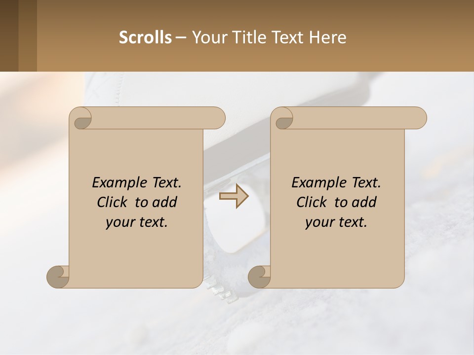A Person Riding A Skateboard On A Snowy Surface PowerPoint Template