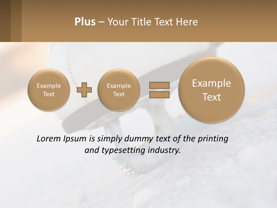 A Person Riding A Skateboard On A Snowy Surface PowerPoint Template