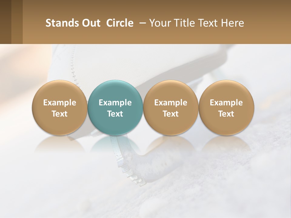 A Person Riding A Skateboard On A Snowy Surface PowerPoint Template