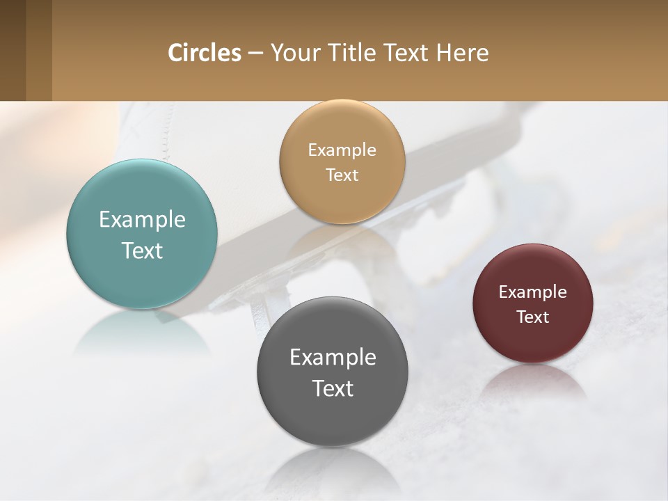 A Person Riding A Skateboard On A Snowy Surface PowerPoint Template