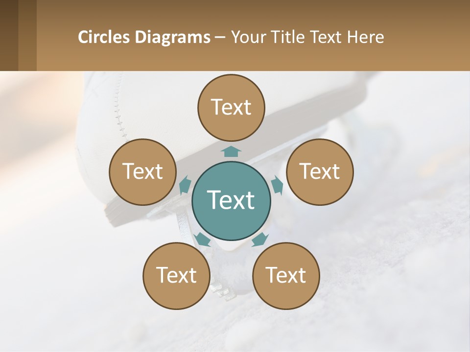 A Person Riding A Skateboard On A Snowy Surface PowerPoint Template