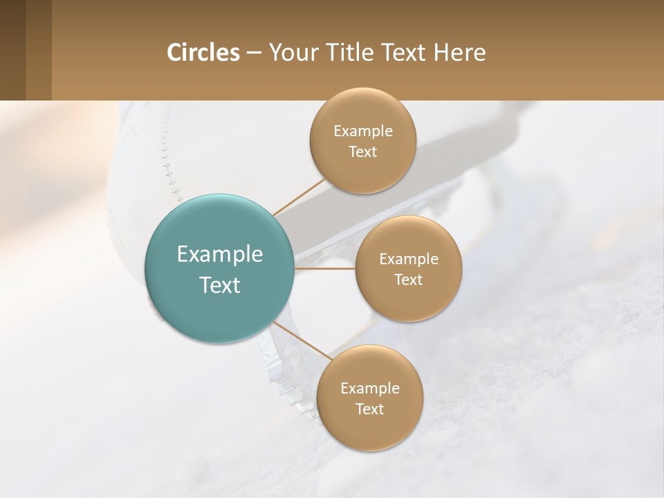 A Person Riding A Skateboard On A Snowy Surface PowerPoint Template