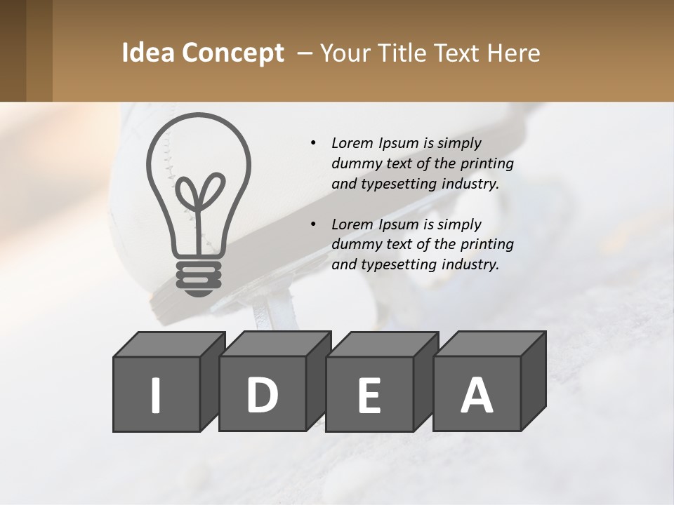 A Person Riding A Skateboard On A Snowy Surface PowerPoint Template