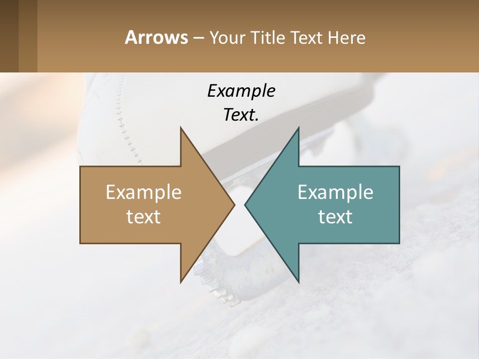 A Person Riding A Skateboard On A Snowy Surface PowerPoint Template