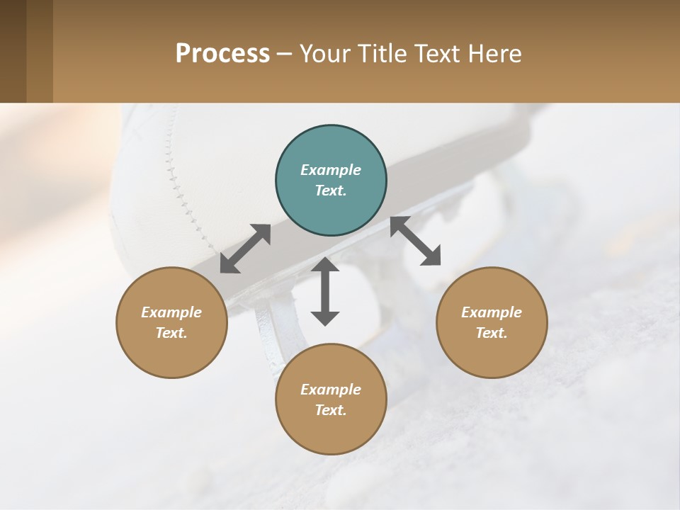 A Person Riding A Skateboard On A Snowy Surface PowerPoint Template