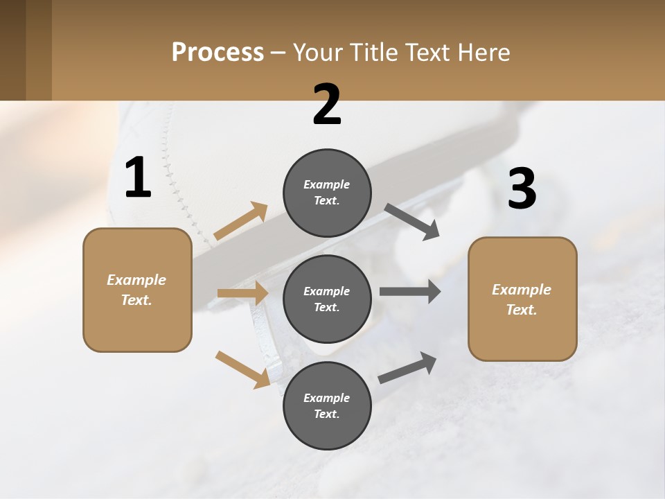 A Person Riding A Skateboard On A Snowy Surface PowerPoint Template