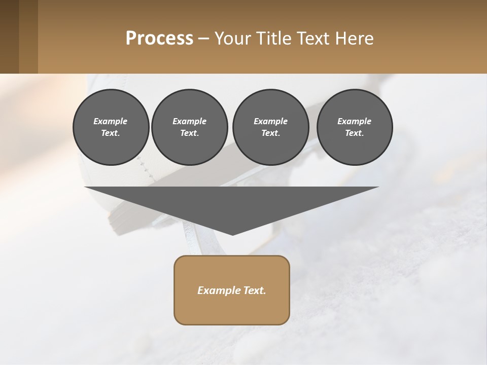 A Person Riding A Skateboard On A Snowy Surface PowerPoint Template