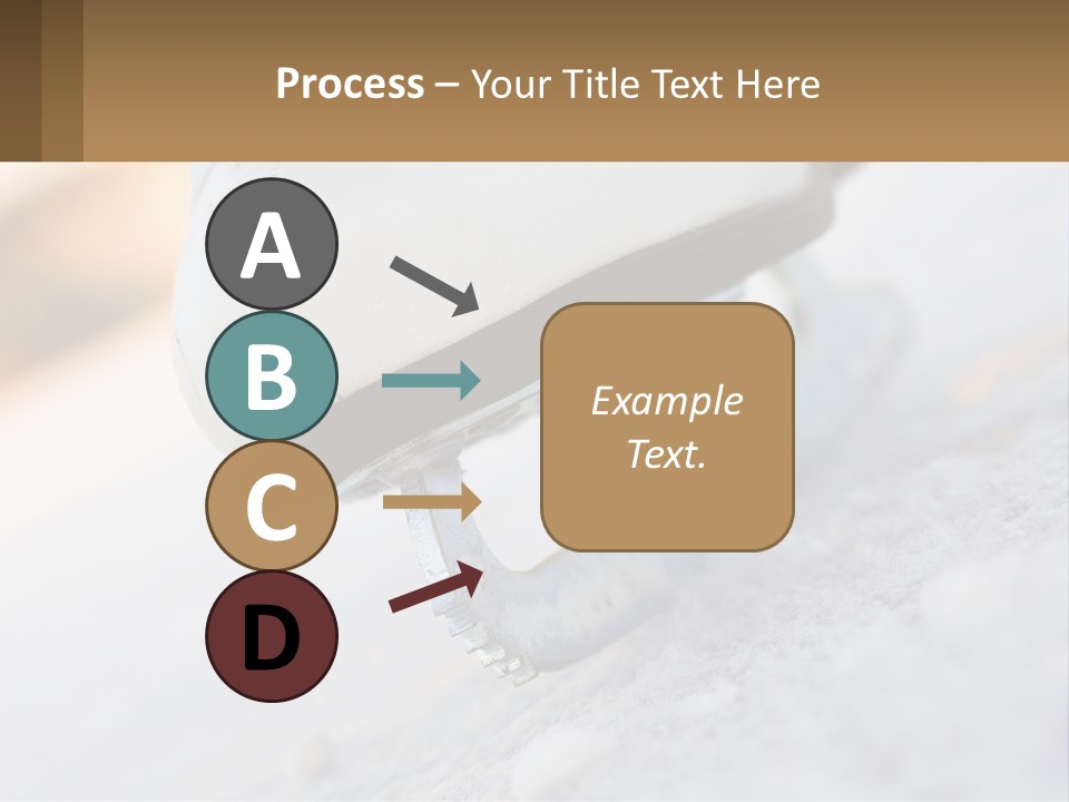 A Person Riding A Skateboard On A Snowy Surface PowerPoint Template