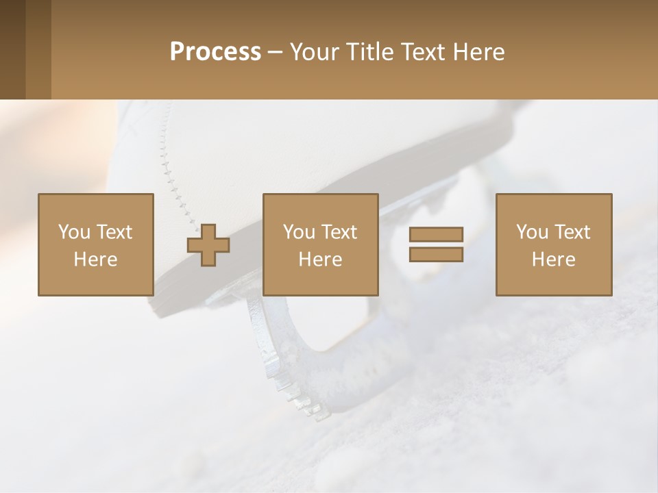 A Person Riding A Skateboard On A Snowy Surface PowerPoint Template