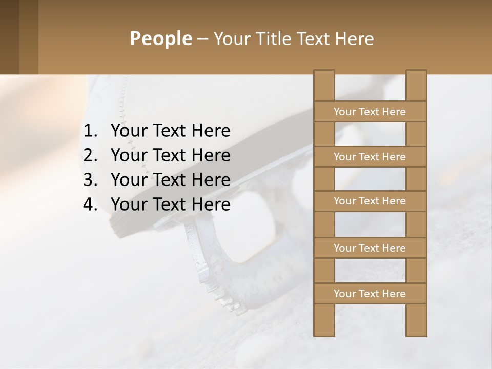 A Person Riding A Skateboard On A Snowy Surface PowerPoint Template