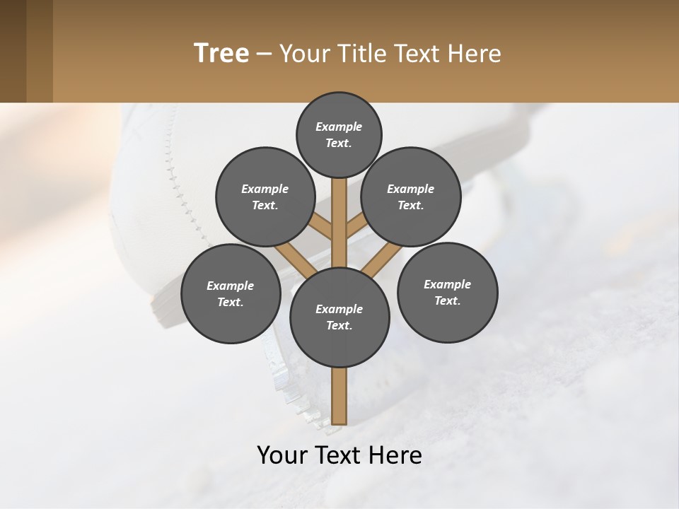 A Person Riding A Skateboard On A Snowy Surface PowerPoint Template