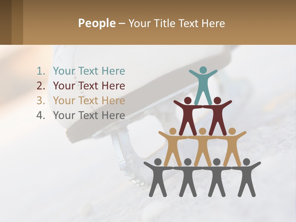 A Person Riding A Skateboard On A Snowy Surface PowerPoint Template