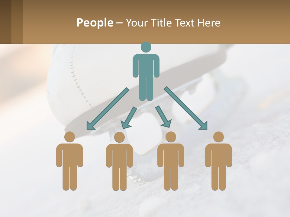 A Person Riding A Skateboard On A Snowy Surface PowerPoint Template