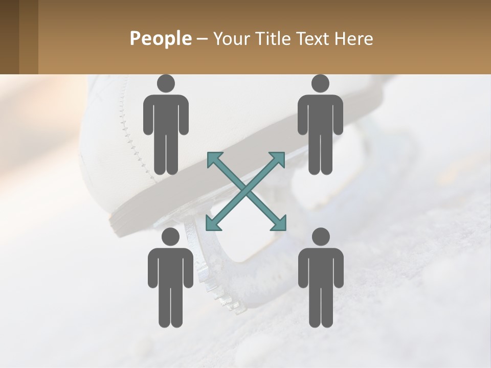 A Person Riding A Skateboard On A Snowy Surface PowerPoint Template