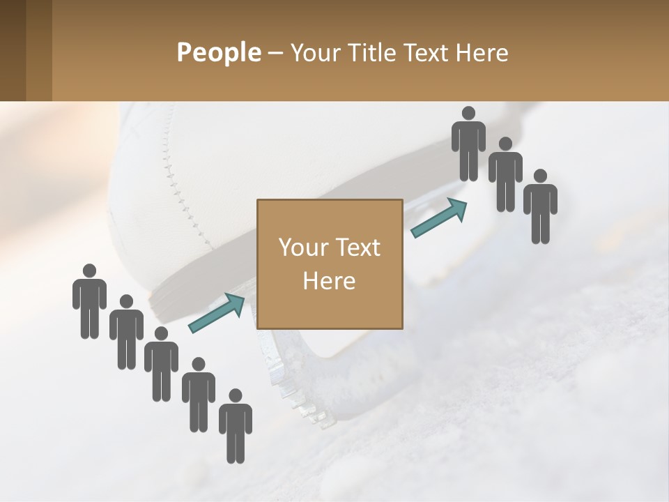 A Person Riding A Skateboard On A Snowy Surface PowerPoint Template