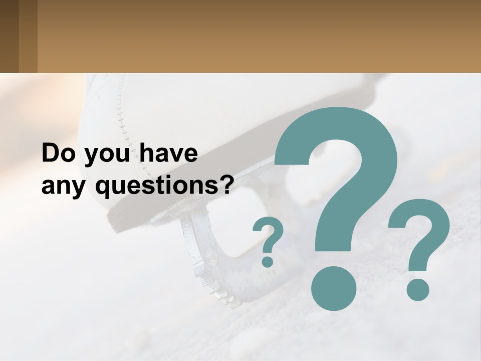 A Person Riding A Skateboard On A Snowy Surface PowerPoint Template