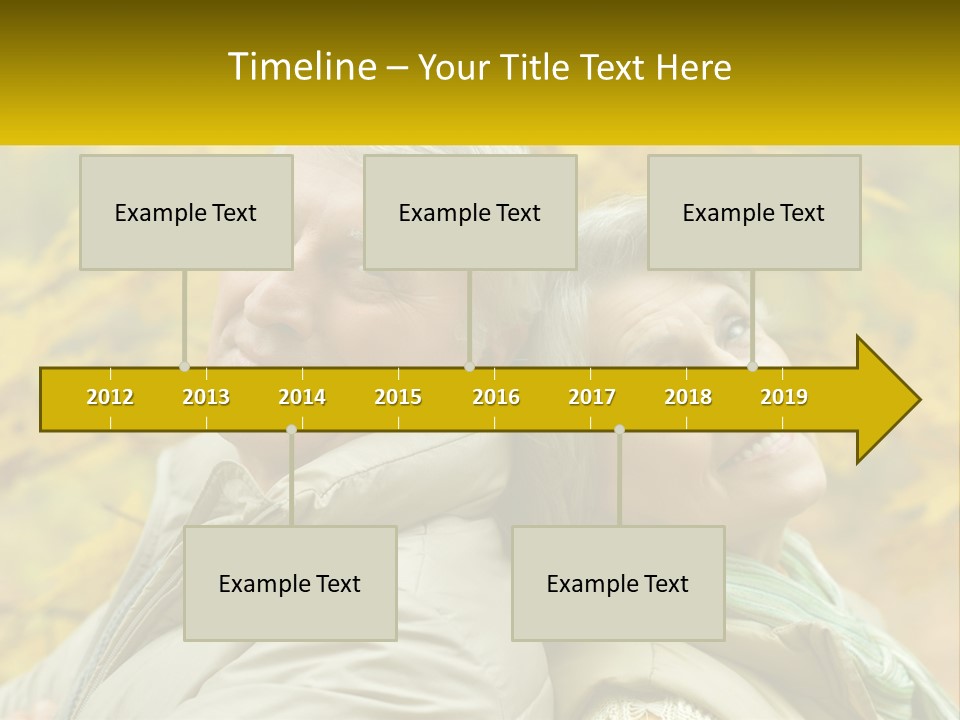 A Couple Of People That Are Standing In Front Of A Tree PowerPoint Template