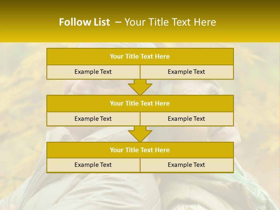 A Couple Of People That Are Standing In Front Of A Tree PowerPoint Template