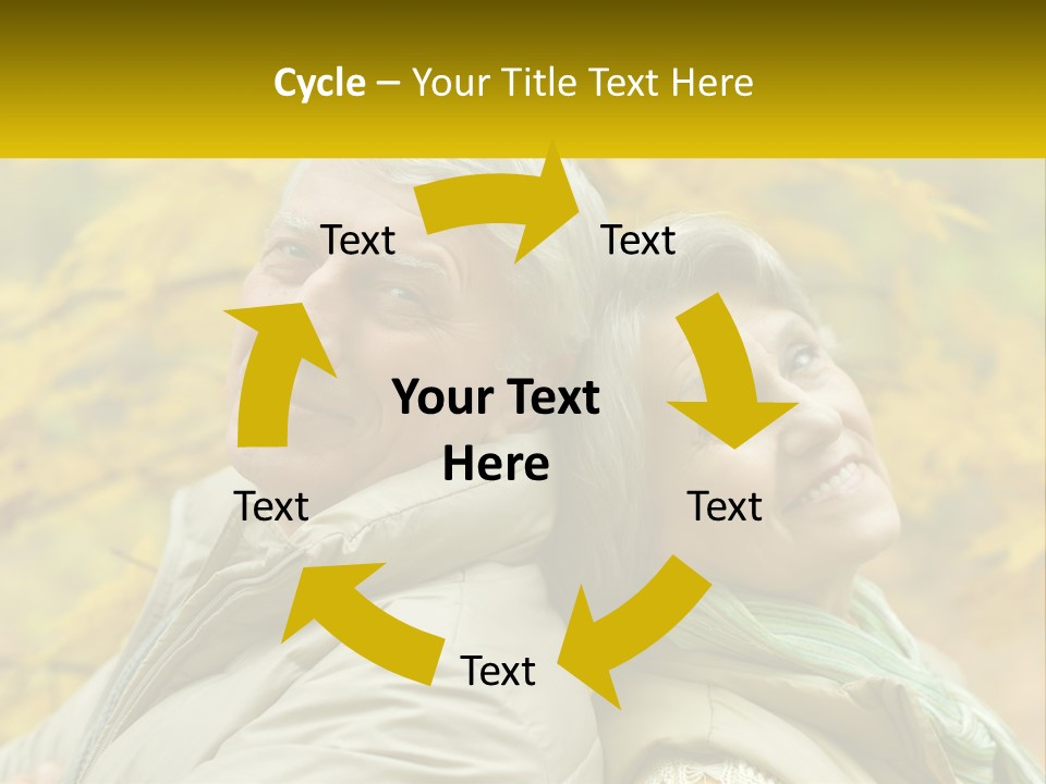 A Couple Of People That Are Standing In Front Of A Tree PowerPoint Template