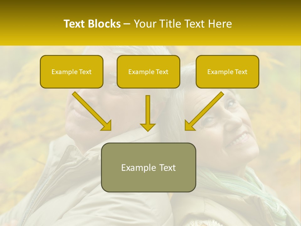 A Couple Of People That Are Standing In Front Of A Tree PowerPoint Template
