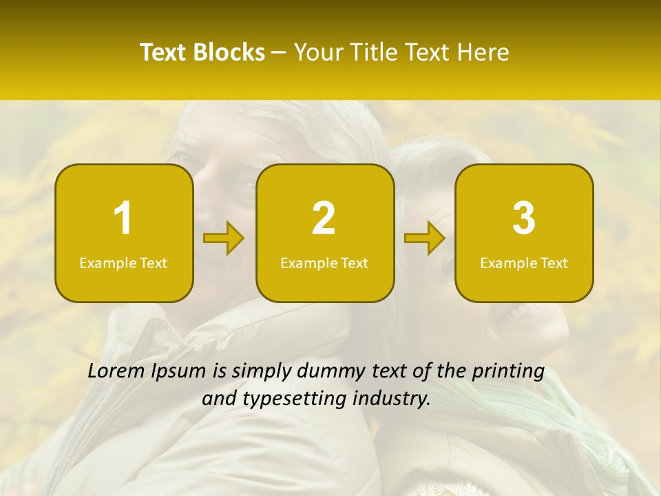 A Couple Of People That Are Standing In Front Of A Tree PowerPoint Template