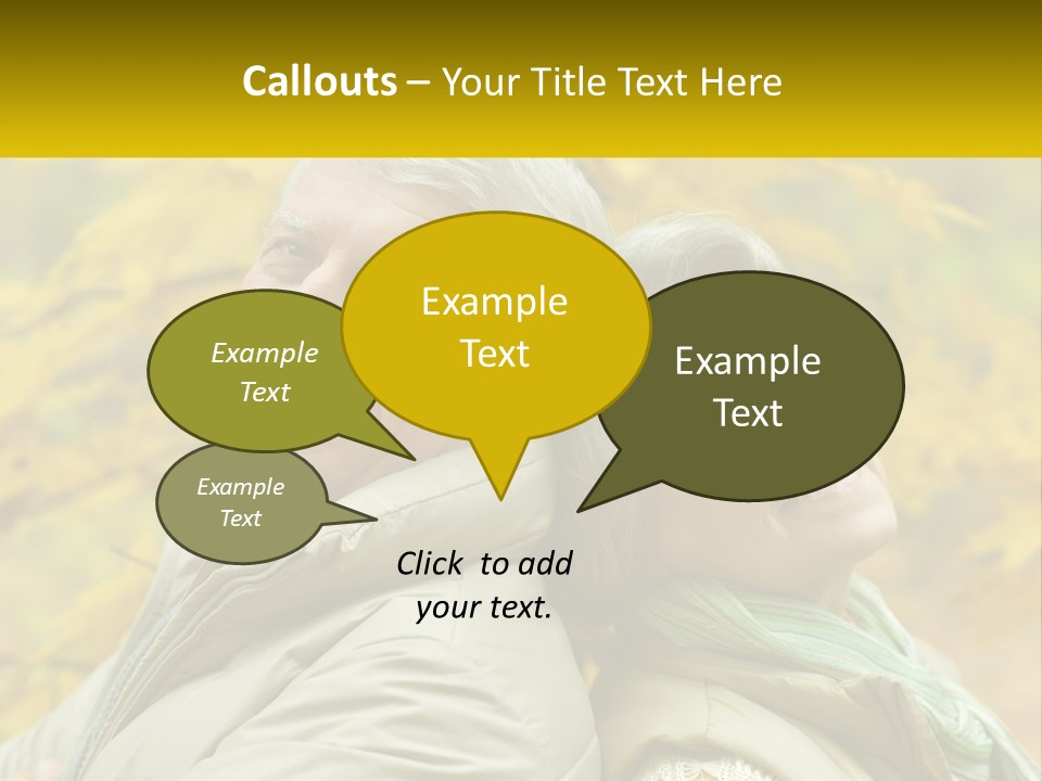 A Couple Of People That Are Standing In Front Of A Tree PowerPoint Template