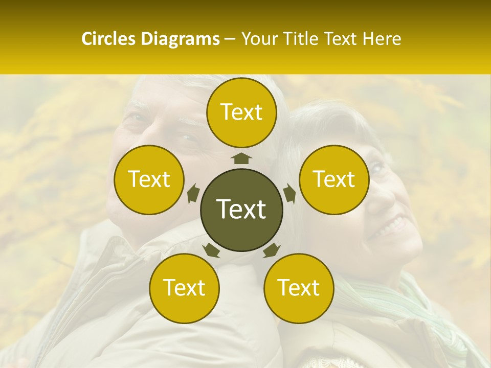 A Couple Of People That Are Standing In Front Of A Tree PowerPoint Template