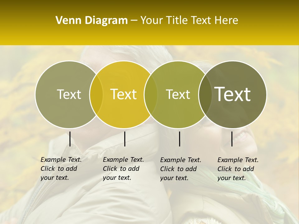A Couple Of People That Are Standing In Front Of A Tree PowerPoint Template